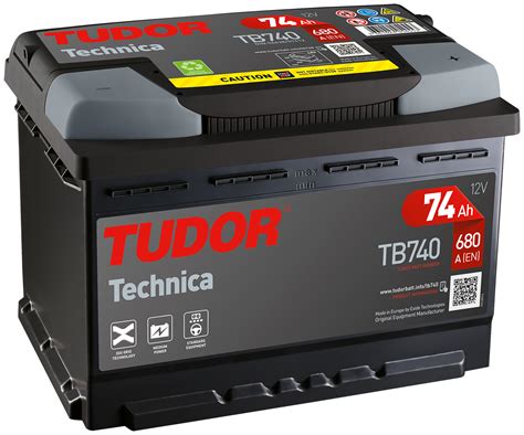 tudor tb740 start e stop|BATERIA TUDOR TECHNICA TB740 12V 74AH 680A .